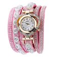 thumbnail image 1 of Reloj de pulsera jinwen lujo mujer esfera corazón rosado, 1 of 6
