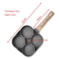 thumbnail image 2 of facefd Egg Cooker Frying Pan 4-Cups Non-stick Fried Egg Cooker Omelette Pan, 2 of 7
