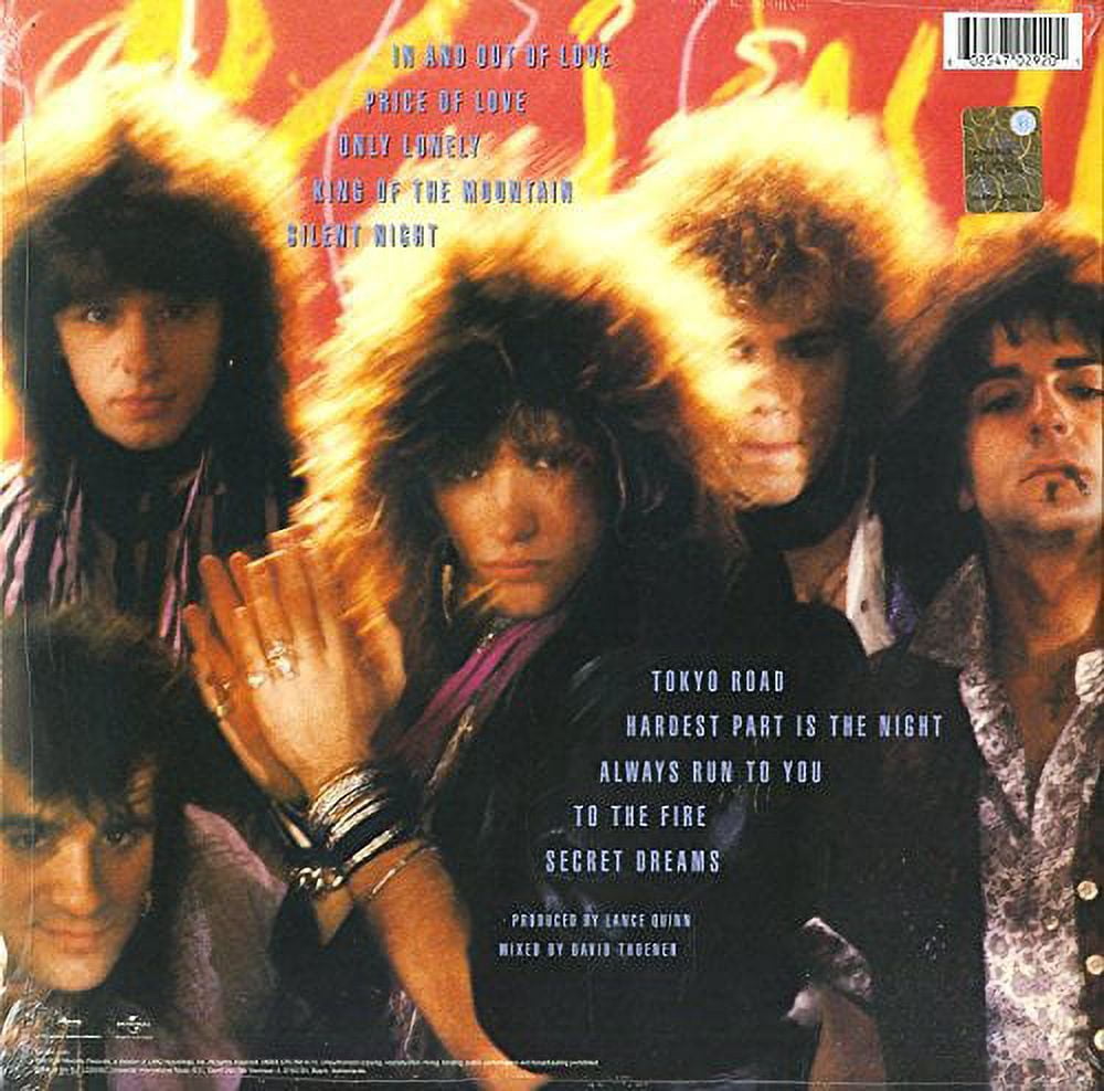 Bon Jovi, 7800 Fahrenheit, Vinyl Record Album, Music and