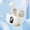 White, variant on ANC Wireless Earbuds Digital Display - Extended Battery Life Bluetooth Earbuds, High Sound Quality In-Ear Headphones for Travel Office, Black, 2.13"x1.81"x0.94"
