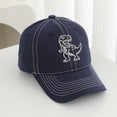 thumbnail image 4 of Ccpelsie Little/Big Kids Baseball Hat Girls and Boys Trucker Hat Toddler Sun Beach Cap Summer Mesh(Dark Blue,3-8 Years), 4 of 4