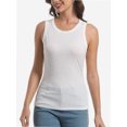 thumbnail image 2 of Women Tank Tops Summer Sleeveless Basic Cami Top Shirt Slim Racerback Blouses, 2 of 7