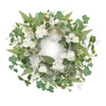 thumbnail image 2 of Melrose International LLC Mixed Floral and Foliage Candle Ring 17.5"D Polyester  (Fits a 6" Candle), 2 of 3