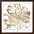 thumbnail image 2 of Art.com Golden Gilt Bloom I Art Print by Annie Warren, Brown Frame Wall Art, 38" x 38", 2 of 4