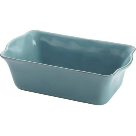 UPC 051153583155 product image for Rachael Ray Cucina Stoneware 9-Inch x 5-Inch Loaf Pan, Agave Blue - 58315 | upcitemdb.com