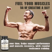 Micronized Creatine Capsules - Muscle Building Support, Improve Performance & Strength - 120 Capsules