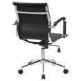 thumbnail image 4 of Pemberly Row Modern / Contemporary Modern Task Chrome Chair in Black, 4 of 9