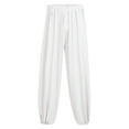 thumbnail image 3 of Elainilye Fashion Baggy Pants Men Casual Loose Sweatpants Trousers Jogger Dancing Yoga Pant Gym Workout Pants,White, 3 of 6