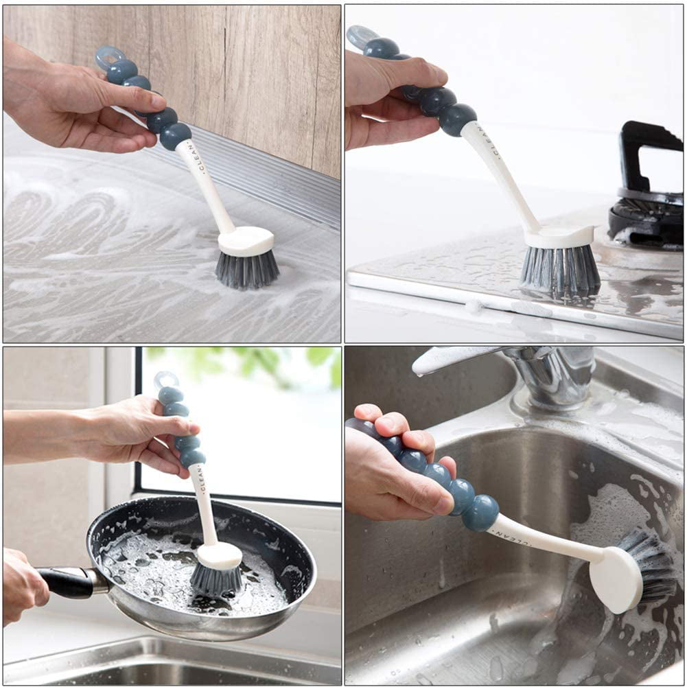 Beforeyayn Scrub Brush - Cleaning Shower Scrubber with Ergonomic Handle and  Durable Bristles - Grout Cleaner Brush - Scrub Brushes for Cleaning