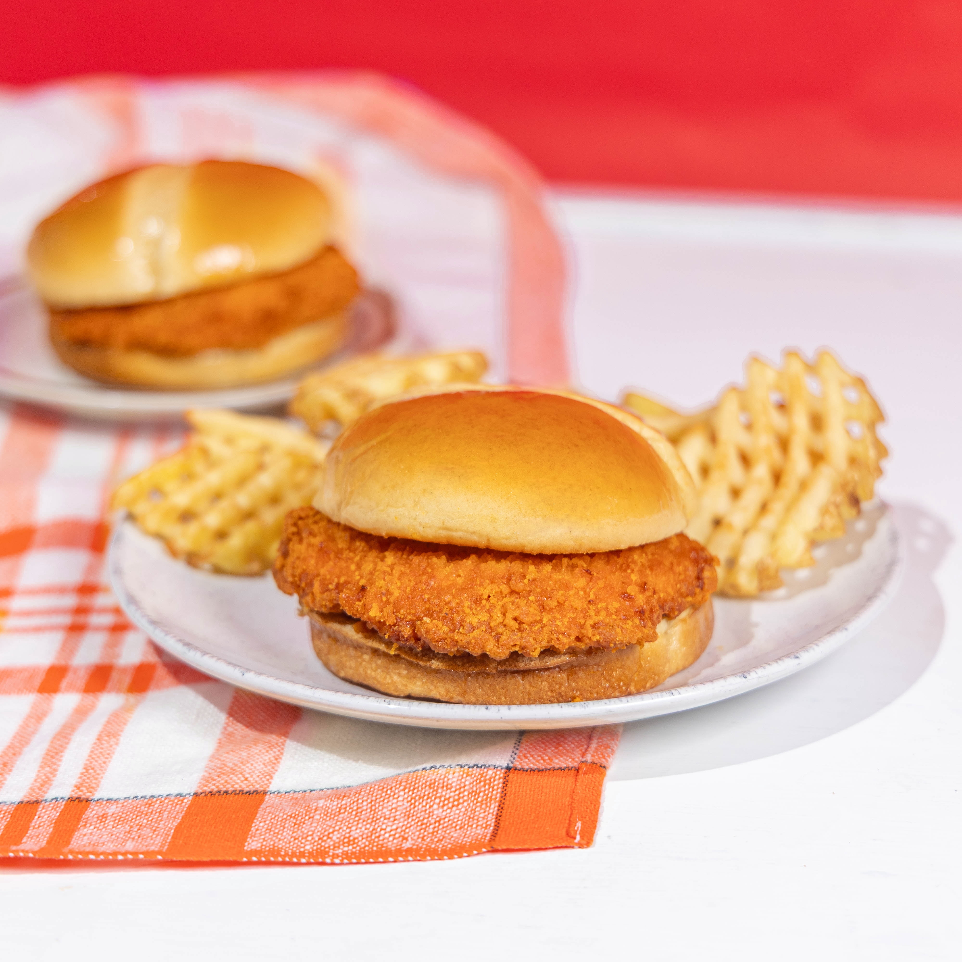 Great Value Spicy Famous Fillet, Ready to Cook Breaded Chicken Breasts, 14g Protein, 3 lb (Frozen)