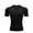 Black, variant on IDALL Compression Shirt Men Mens T-Shirts Summer Tops Men's Solid Color Fitness Short Sleeve Shirt Home Yoga Tights Mens Undershirts Purple 3XL