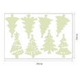 thumbnail image 1 of Pegatinas que brillan en la oscuridad huellas navideñas luminosas verde azul pared habitación techo dormitorio decoración para Navidad Fokelyi HMFJ232-10, 1 of 3