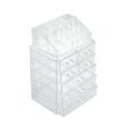 thumbnail image 6 of 2Pcs / Set Plastic Cosmetics Storage Rack 7 Large Drawers Transparent, 6 of 8