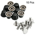 thumbnail image 3 of 10x7mm Flat Hollow Rivet Studs Zinc Alloy Electroplating Bright Black 10 Pack, 3 of 5