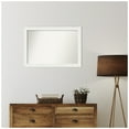 thumbnail image 4 of Amanti Art Custom Wall and Bathroom Mirror (23.5 x 33.5 in.), Vanity White Narrow Frame, 4 of 7