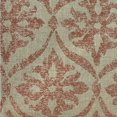 thumbnail image 4 of Plutus Brands Beige, Red Plutus Flowers Jacquard Luxury Throw Pillow 26 in x 26in, Double Sided 26" x 26", 4 of 9