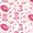 Pink White Red, variant on Erosebridal Western Cowgirl Pattern Zipper Twin Comforter Sets with Fitted Sheet and 2 Pillowcases,Cherry Fruit Print Zipper Bedding Set,Pink White,Pink Reversible