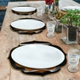 thumbnail image 4 of Decozen Warm Copper and Black Beaded Placemats for Dining Table - Set of 6-14 Inches for Kitchen Decor Scratch Heat Resistant Charger Durable Tablemats, 4 of 6