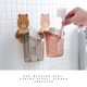 thumbnail image 5 of Monstrate Accesorios de baño, soporte para cepillo de de oso, organizador de baño para cepillos, soporte para de dientes, Juegos de accesorios de baño gris claro, 5 of 6