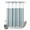 Multi, variant on No Hook Shower Curtain, Colored Stripes Shower Curtains for Bathroom with See Through Top Window, Modern Abstract Pink Blue Turquoise Lines Waterproof & Washable Bath Curtain Stand Up Stall 36"x72"