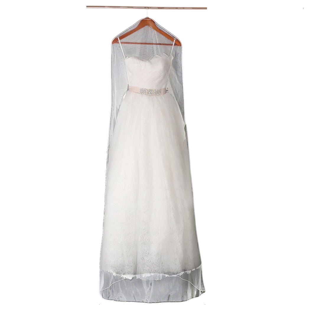 Bridal Wedding Gown Clear EVA Dresses Clothing Dust-proof Garment Bag Washable 