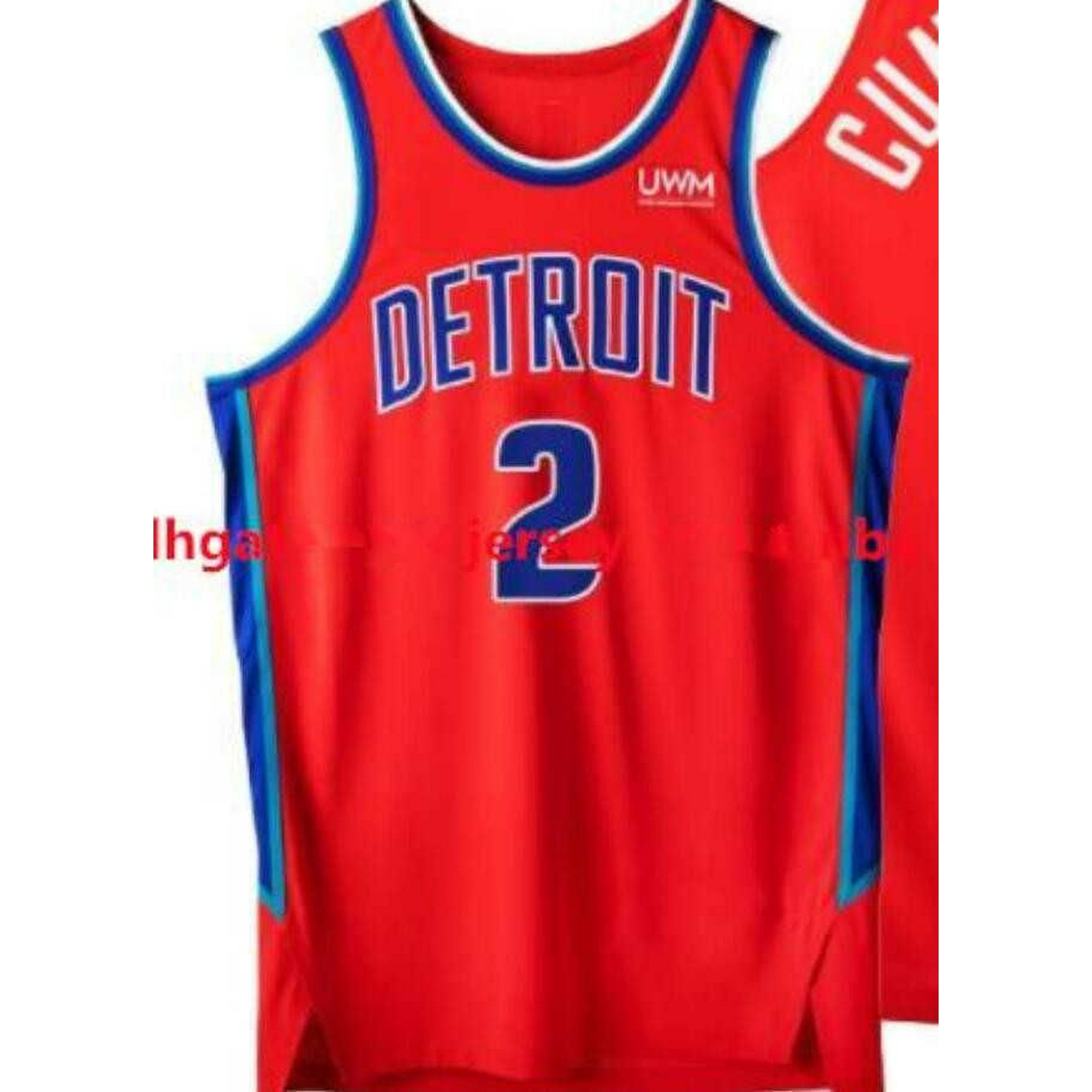 NBA_ 75th Custom Detroit''Pistons''Men Jersey Women youth 2 Cade Cunningham  55 Luka Garza 7 Killian Hayes 5 Frank Jackson Basketball Jerseys''nba''print  