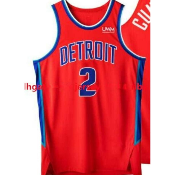 NBA_ 75th Custom Detroit''Pistons''Men Jersey Women youth 2 Cade Cunningham 55 Luka Garza 7