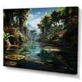thumbnail image 2 of Designart "Tropical Oasis in the Dominican I" Landscapes Wall Art Print, 2 of 5