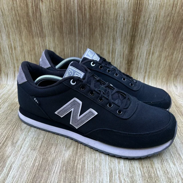 New Balance 501 Men's Size 13 D Black Athletic Comfort Shoes Sneakers MZ501POB