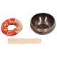 thumbnail image 3 of Tibetan Singing Bowls Set with Gasket Stick 3in Bowl Diameter Hand Hammered Portable Buddha Sound Bowl for Meditation, 3 of 4