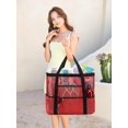 thumbnail image 6 of Mesh Beach Bag, Extra Large Beach Tote with Zipper Pocket Pool Bag for Cruise/Swim/Vacation Essentials, 6 of 17