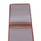 thumbnail image 5 of Cartera unisex delgada, impermeable, de piel sintética PVC, organizador para billetes y efectivo. Ideal para conducir. marrón, 5 of 8