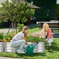 thumbnail image 6 of JERIA Raised Garden Bed,Galvanized Raised 2×2×1ft Planter Boxes Outdoor with Easy Assembly, Round Garden Bed for Vegetables, Fruits, Flowers, 6 of 7