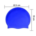 thumbnail image 3 of Gorro de natación de pelo largo - Gorros de natación de silicona para niñas, niños, adultos (paquete de 2) Vhermosa Accesorios Deportes Acuáticos, 3 of 8