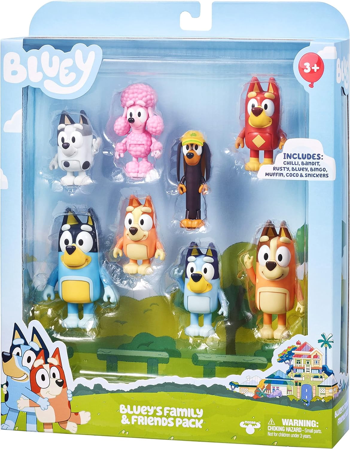 Bluey - BLUEY 8 FIGURE MULTIPACK - (90128)