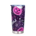 thumbnail image 2 of Stainless Steel Coffee Tumbler, Halloween Gifts, Hot Coffee Travel Mug, Travel Mugs Insulated for Hot and Cold, Reusable Double-Wall Insulated Cup with Clear Lid, Fun Pink, 2 of 4
