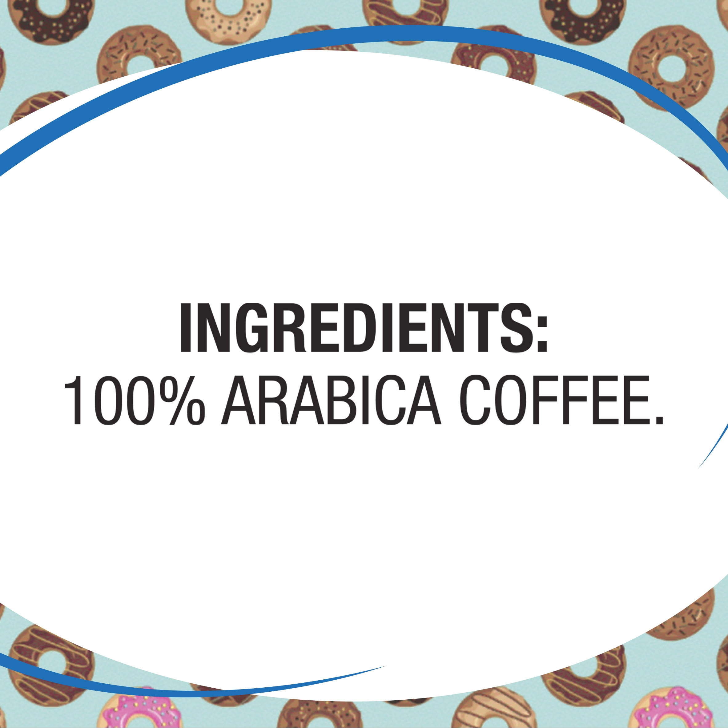 Great Value Donut Shop Single Serve Coffee Pods, Medium Roast, 96 Count