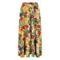 thumbnail image 4 of Arlun Bohemian Long Skirts for Women Elastic High Waist Floral Pleated A-Line Maxi Skirts 2026 Trendy Beach Vacation Outfit Loose Lightweight Flowy Summer Skirt with Pockets 13-Yellow XL, 4 of 6