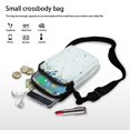 thumbnail image 6 of HELLHERO Flowers Double Layer Small Crossbody Purse Polyester for Adult, 6 of 6
