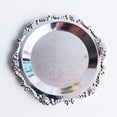 thumbnail image 2 of Nordic Style Jewelry Storage Disc Decorative Sundries Organizer Desktop Food Nuts Holding Plate Photo Candle Tray (Silver), 2 of 6
