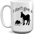 thumbnail image 2 of I Don't Give A Rat's Ass White 15 OZ Coffee Mug White Elephant Sarcasm Mug Inspirational Mug Gift for Co-Workers are Friends from Boss and Family, 2 of 2