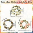 thumbnail image 2 of 6Pcs 3 Styles Flower Arm Wraps Fairy Arm Covers Colorful Polyester Linen Floral Vine Rattan Straw Wrapping Ribbon Wreath Garland Accessories for Christmas Costume Cosplay Party DIY Decor, 2 of 8