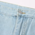 thumbnail image 6 of QHFBli Mens Baggy Jeans Male Solid Color Ripped Jeans Casual Small Foot Denim Trousers, 6 of 8