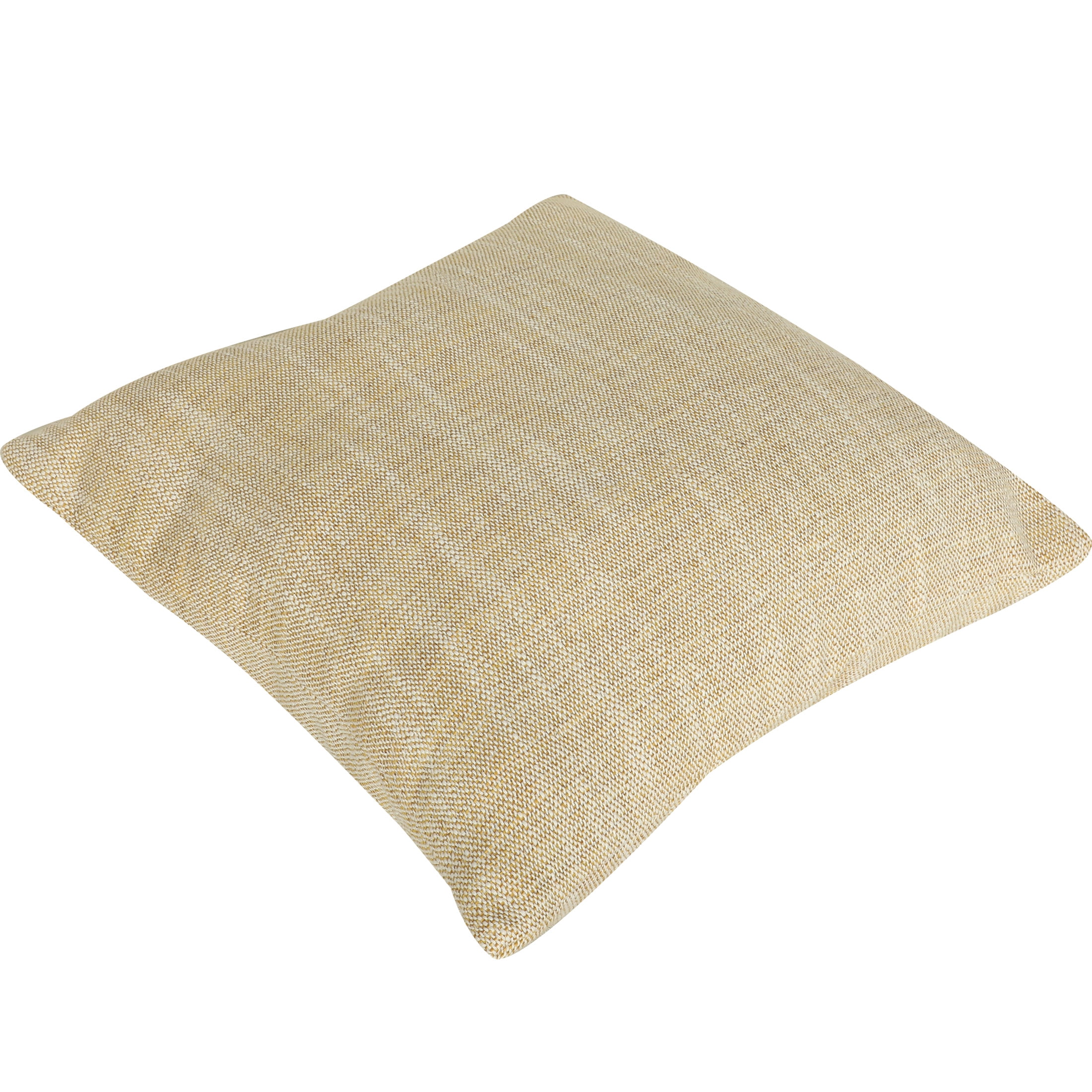 Mainstays Woven Slub Decorative Throw Pillow, Square, 1 per Pack, 18" x 18", Yellow
