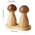 thumbnail image 3 of Salt and Pepper Grinder Set Premium Solid Wood Manual Salt Spice Shaker Pepper Mills with Adjustable Core-Salt Spice Grinder Set (1Pcs), 3 of 7