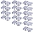 thumbnail image 2 of Plastic Condiment Cups with Lids, Divided Snack Containers, Disposable Clear Cups with Lids, to Go Food Containers, 15 Pc, Two Compartment, Takeaway Food Sauce, Clear Plastic, 2 of 9
