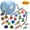 Gray, variant on Tripumer 15PCS Cat Toys Kitten Toys Combination Tunnel Interactive Cat Toys Cat Tunnel Tease Cat Stick Colorful Mouse Plush Ball Bell Ball for Cats