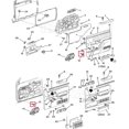thumbnail image 4 of Rexka 15545202 - 10 Retenedores De Clips Para Panel De Puerta, Compatibles Con Camionetas Gm Chevrolet Gmc Chevy Pickup Suv, 4 of 5