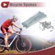 thumbnail image 2 of Ofertas Únicas 38 Set 13G Radios de Bicicleta 127mm Radios de Rueda de Bicicleta Acero al Carbono Galvanizado Tono Plateado, 2 of 7