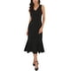 thumbnail image 2 of INSPIRAR CHIC Conjuntos de Fiesta para Mujeres Invitadas de Boda de 2 Piezas con Cárdigan de Encaje y Vestidos Maxi de Tirantes Espagueti S Negro, 2 of 6